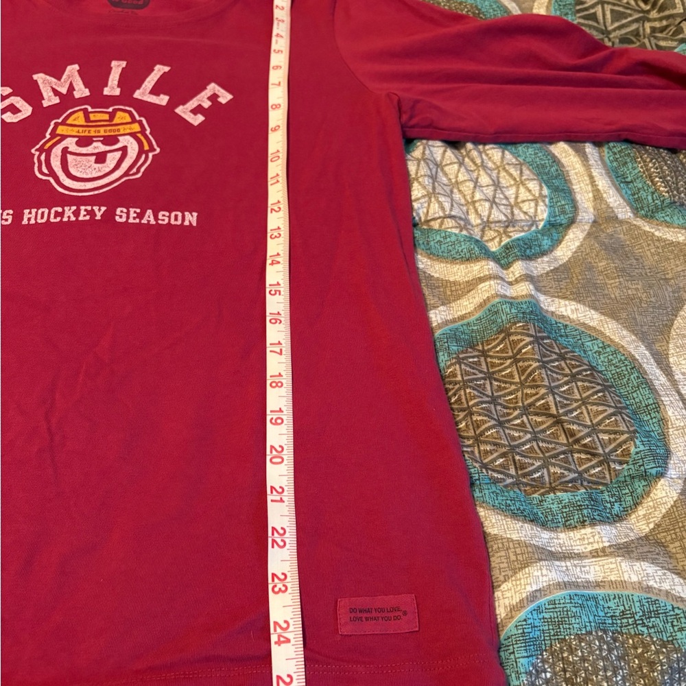 Life Is Good Red Long Sleeve Tee - Picture 6 of 6